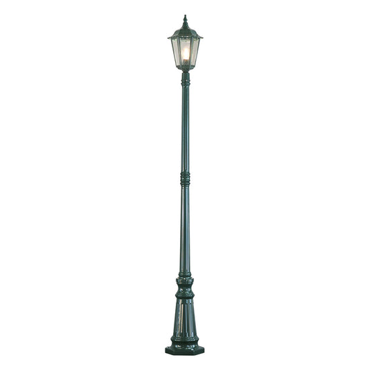 Konstsmide Stehleuchte Firenze, grün, 1.flg., klares Glas