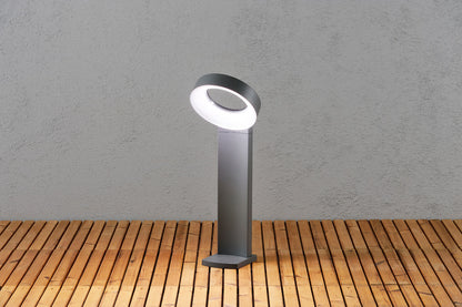 Konstsmide LED Wegeleuchte Asti anthrazit, opalfarbenes Acrylglas