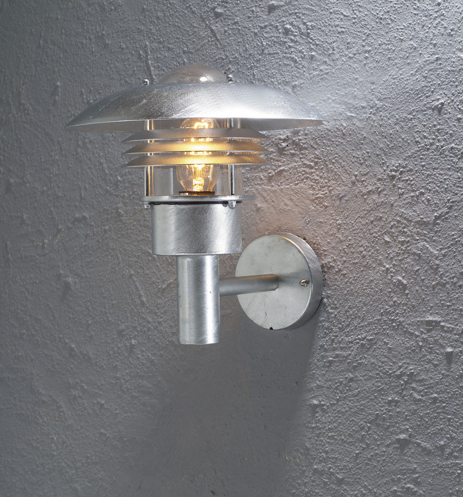 Konstsmide Wandleuchte Modena Galvanisiert, klares Glas