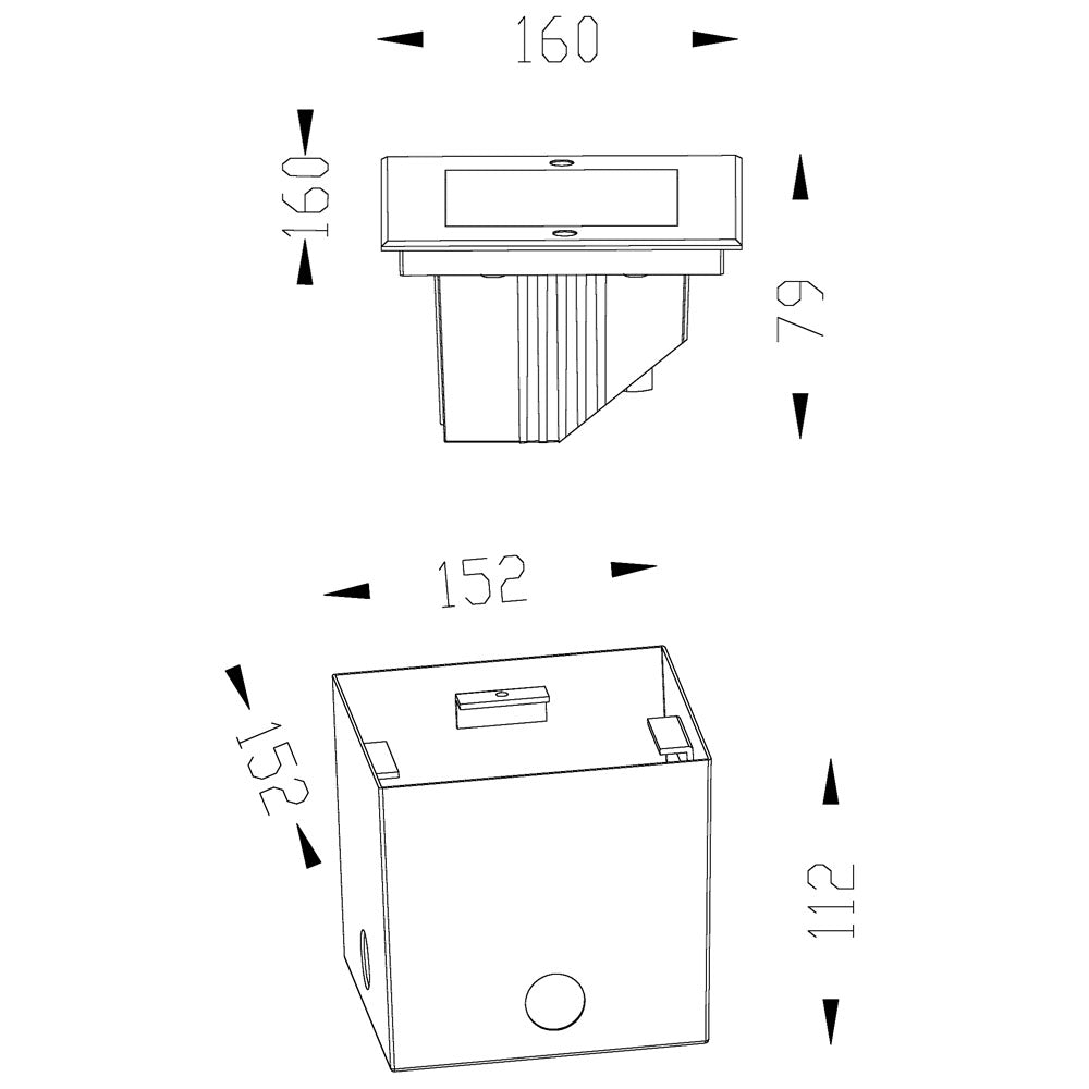 Deko-Light Square I WWA 7,5W silberfarben