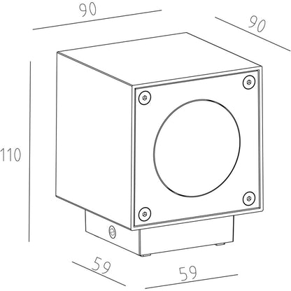 Deko-Light Cubodo A 5,7W anthrazit
