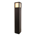 Stehleuchte Facado A anthrazit LED Aluminium 65cm E27 Außenleuchte Garten IP44