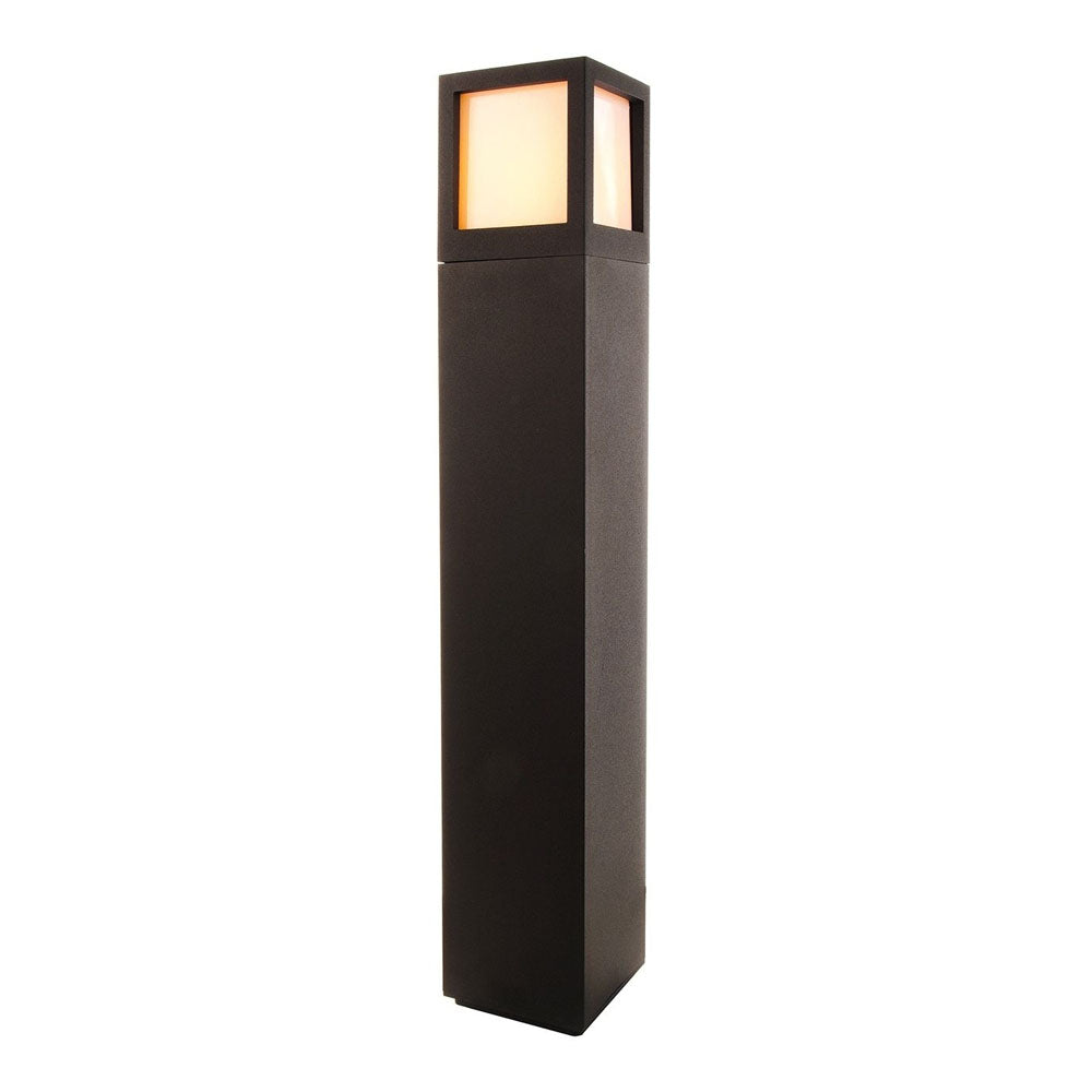 Stehleuchte Facado A anthrazit LED Aluminium 65cm E27 Außenleuchte Garten IP44