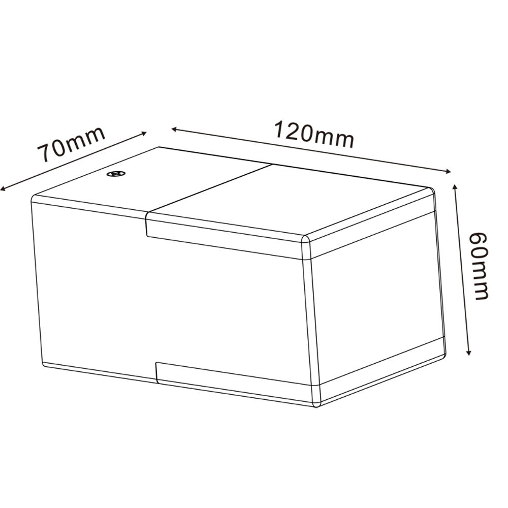 Deko-Light Cube 8,6W anthrazit