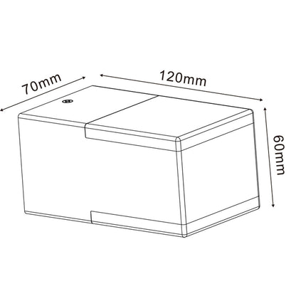 Deko-Light Cube 8,6W anthrazit