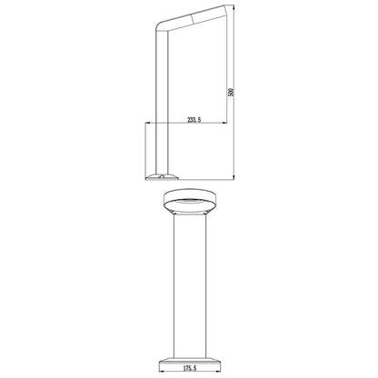 Deko-Light Rosa I 6,8W anthrazit
