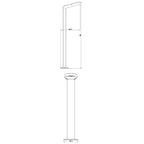 Deko-Light Rosa II 6,8W anthrazit