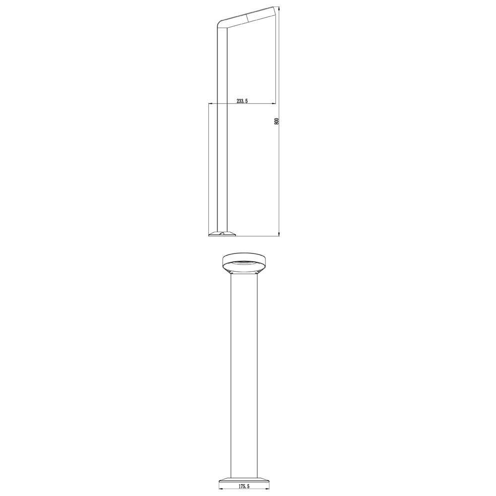 Deko-Light Rosa II 6,8W anthrazit