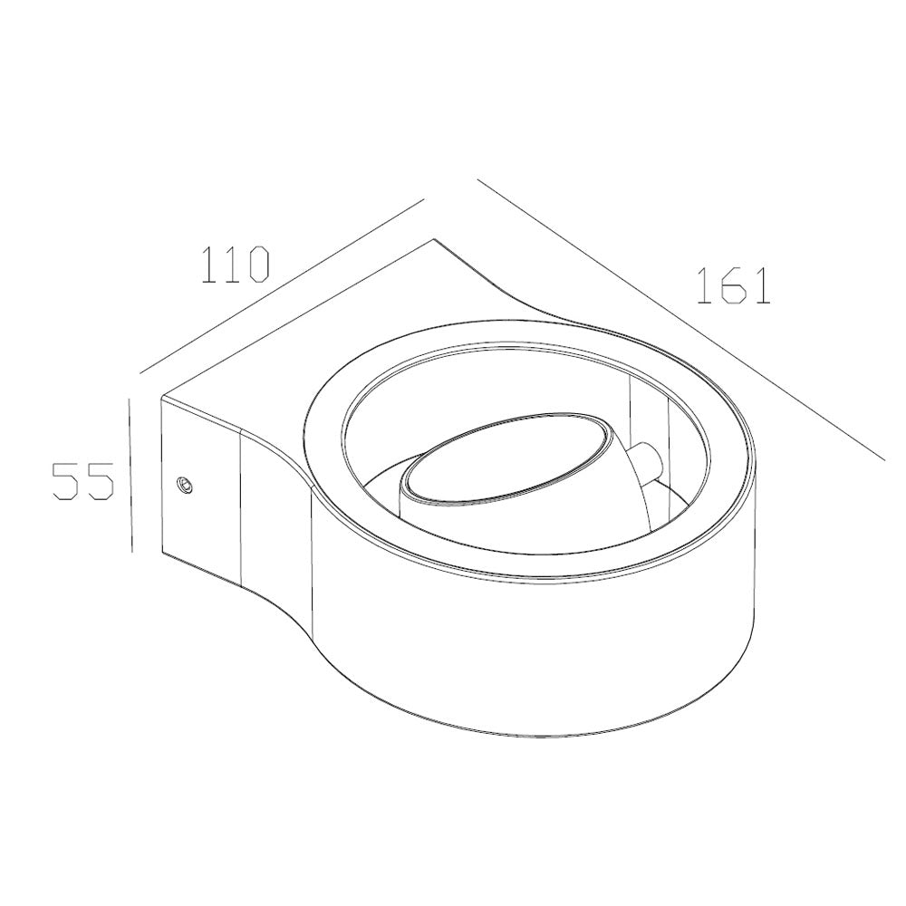 Deko-Light Swive 8,4W anthrazit