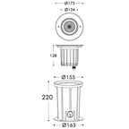 Deko-Light COB 12 Soft WW 14,5W silberfarben gebürstet