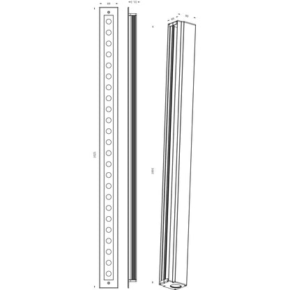 Deko-Light Line VI RGB 42,8W silberfarben