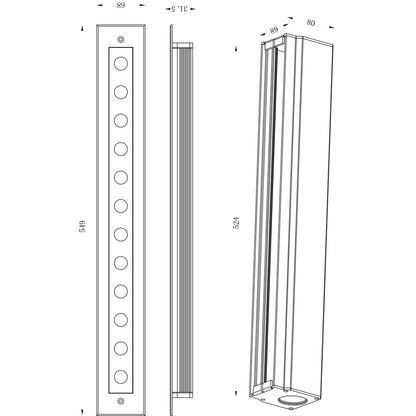 Deko-Light Line V RGB 21,6W silberfarben