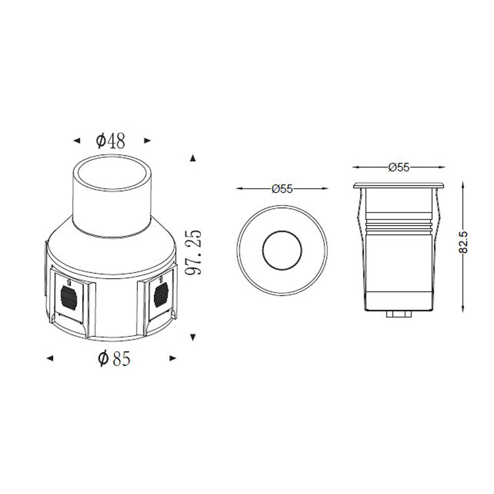Deko-Light Fornac 2,7W silberfarben