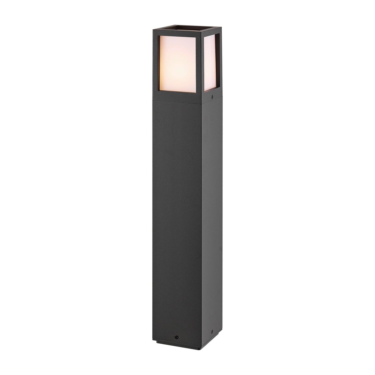 Deko-Light Facado 2 Square opal 650mm, 1x max 20 W, E27, Dunkelgrau
