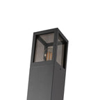 Deko-Light Facado 2 Square getönt 650mm, 1x max 20 W, E27, Dunkelgrau