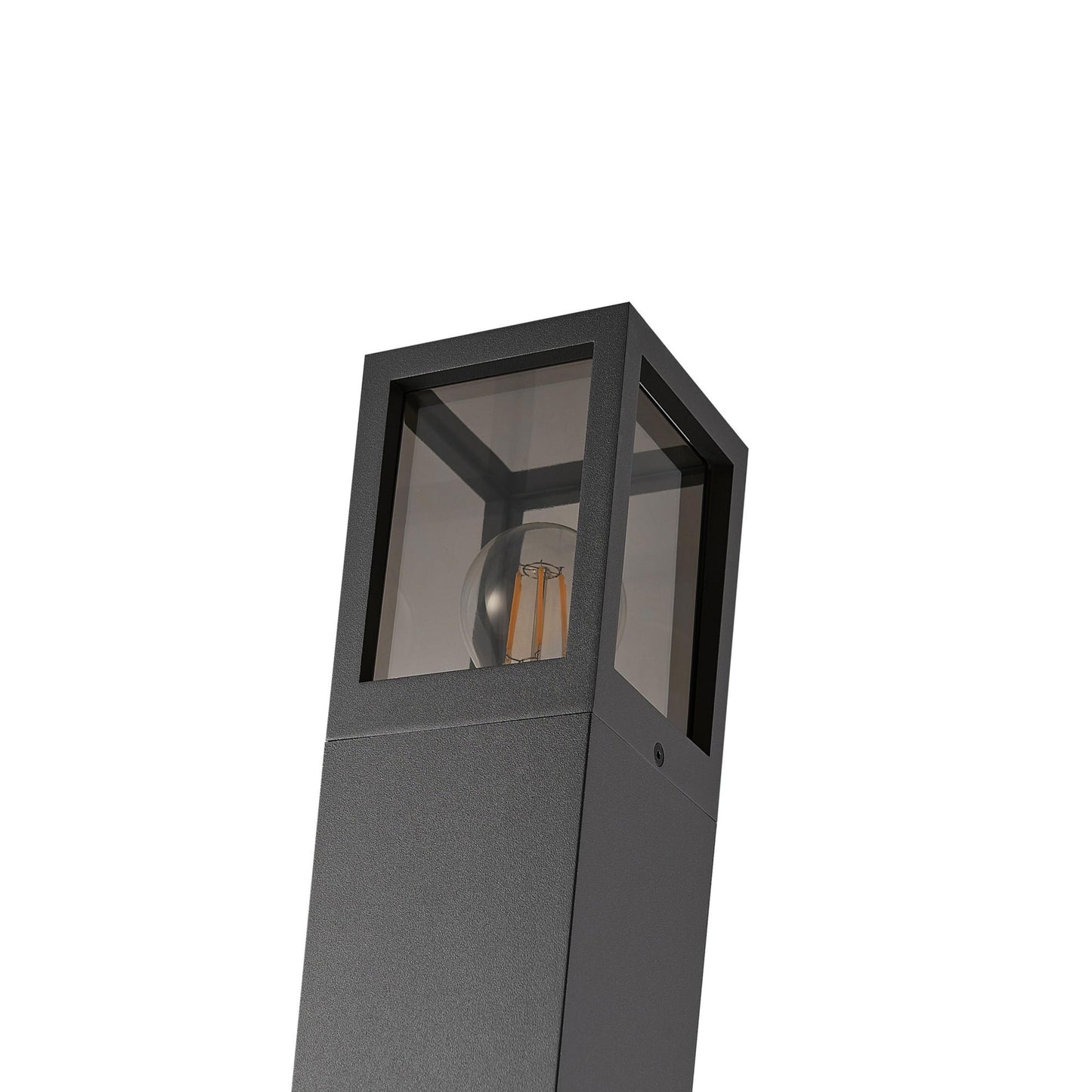 Deko-Light Facado 2 Square getönt 650mm, 1x max 20 W, E27, Dunkelgrau