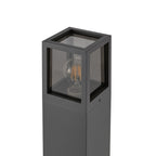 Deko-Light Facado 2 Square getönt 650mm, 1x max 20 W, E27, Dunkelgrau