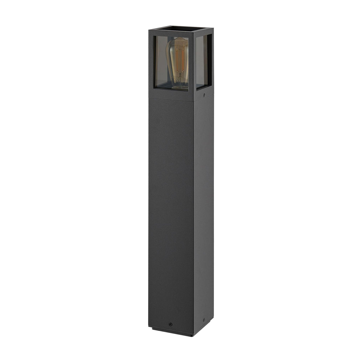 Deko-Light Facado 2 Square getönt 650mm, 1x max 20 W, E27, Dunkelgrau