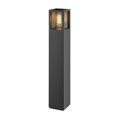 Deko-Light Facado 2 Square getönt 650mm, 1x max 20 W, E27, Dunkelgrau