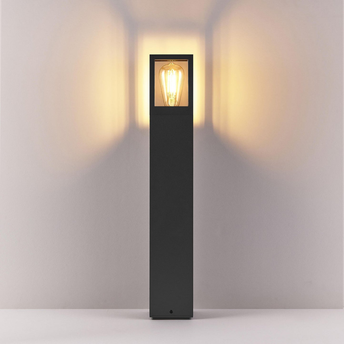 Deko-Light Facado 2 Square getönt 650mm, 1x max 20 W, E27, Dunkelgrau