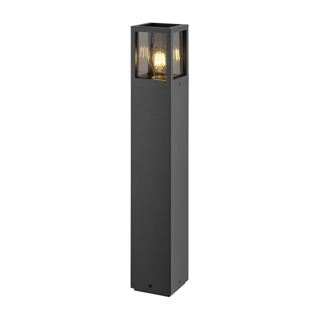 Deko-Light Facado 2 Square getönt 650mm, 1x max 20 W, E27, Dunkelgrau