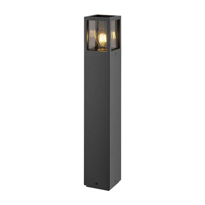 Deko-Light Facado 2 Square getönt 650mm, 1x max 20 W, E27, Dunkelgrau