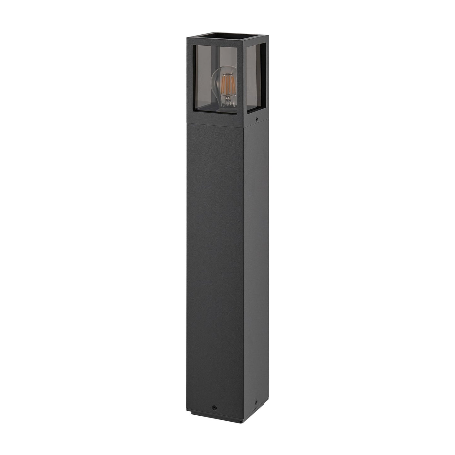 Deko-Light Facado 2 Square getönt 650mm, 1x max 20 W, E27, Dunkelgrau