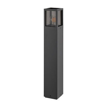 Deko-Light Facado 2 Square getönt 650mm, 1x max 20 W, E27, Dunkelgrau