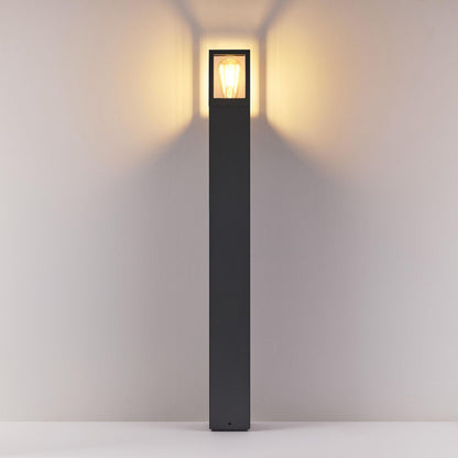 Deko-Light Facado 2 Square getönt 1000mm, 1x max 20 W, E27, Dunkelgrau