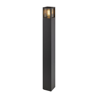 Deko-Light Facado 2 Square getönt 1000mm, 1x max 20 W, E27, Dunkelgrau