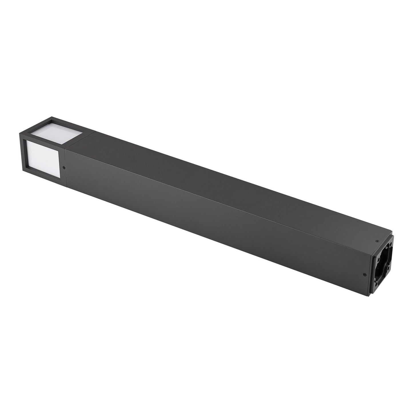 Deko-Light Facado 2 Square opal 1000mm, 1x max 20 W, E27, Dunkelgrau
