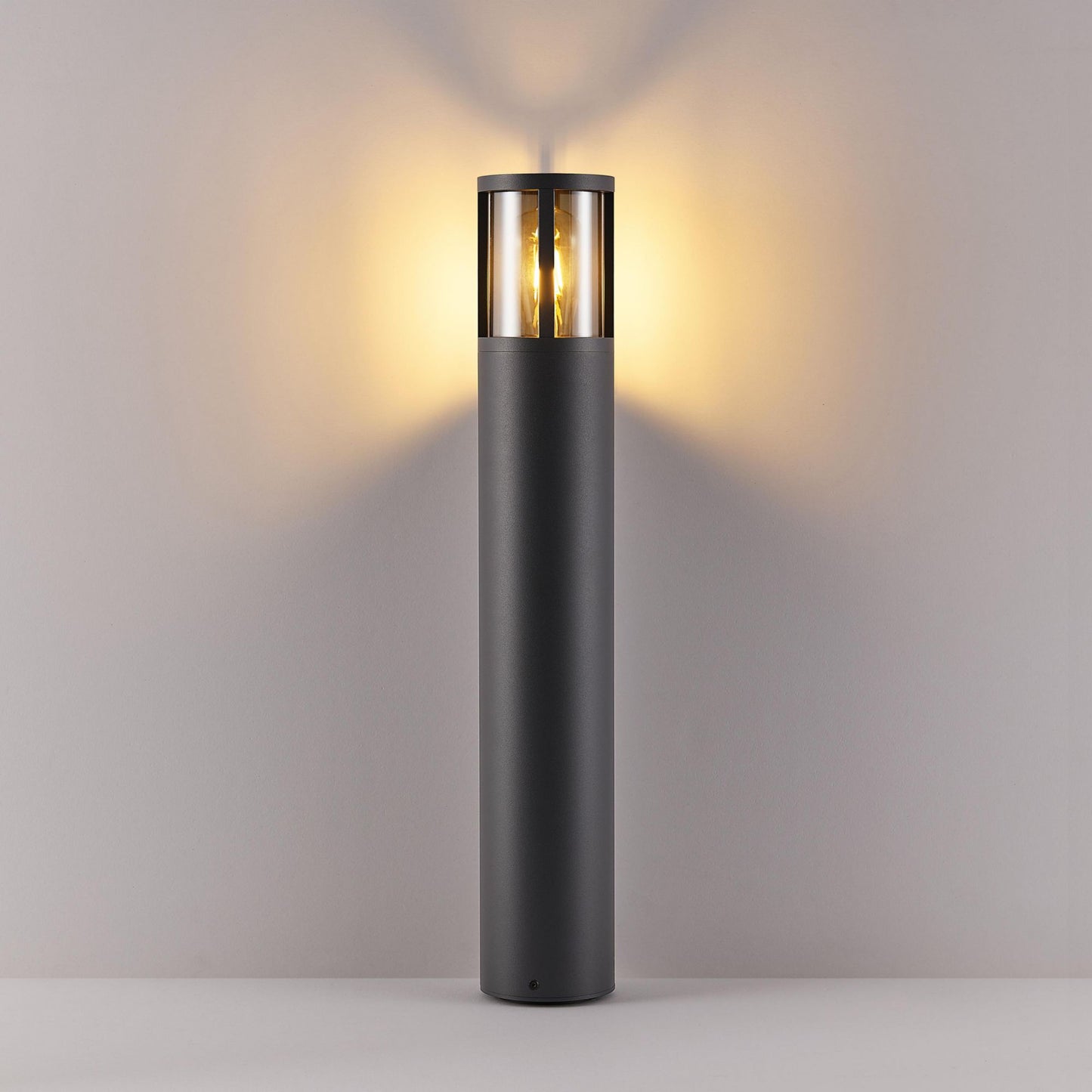 Deko-Light Facado 2 Round getönt 650mm, 1x max 20 W, E27, Dunkelgrau