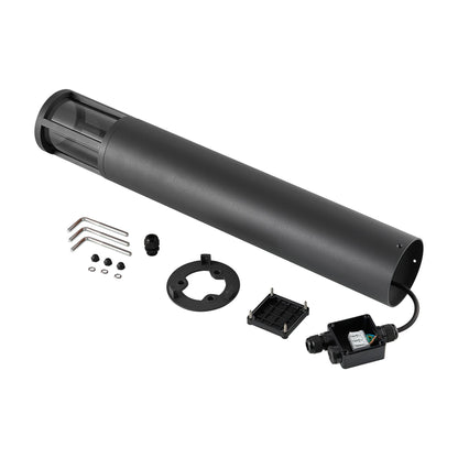 Deko-Light Facado 2 Round getönt 650mm, 1x max 20 W, E27, Dunkelgrau