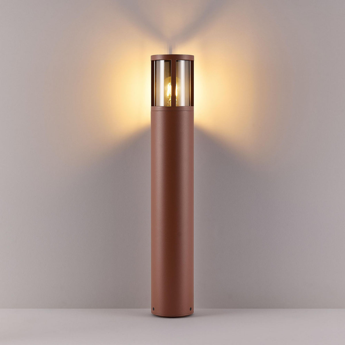 Deko-Light Facado 2 Round getönt 650mm, 1x max 20 W, E27, Rost