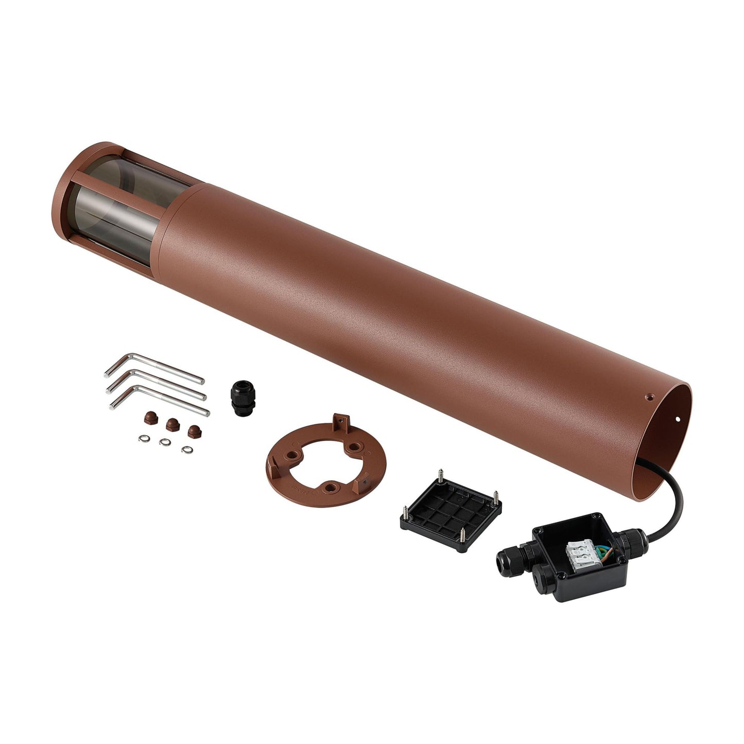 Deko-Light Facado 2 Round getönt 650mm, 1x max 20 W, E27, Rost