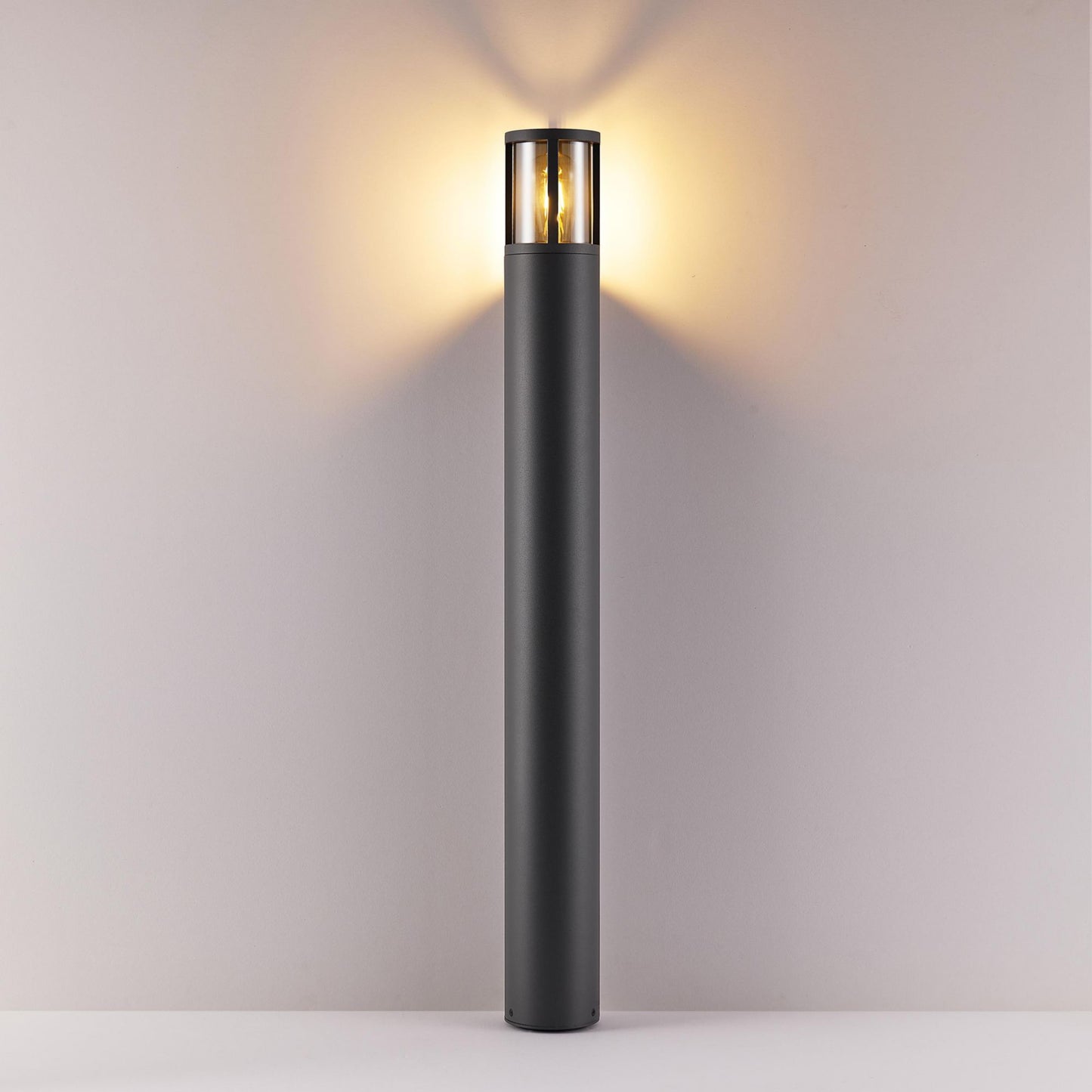 Deko-Light Facado 2 Round getönt 1000mm, 1x max 20 W, E27, Dunkelgrau