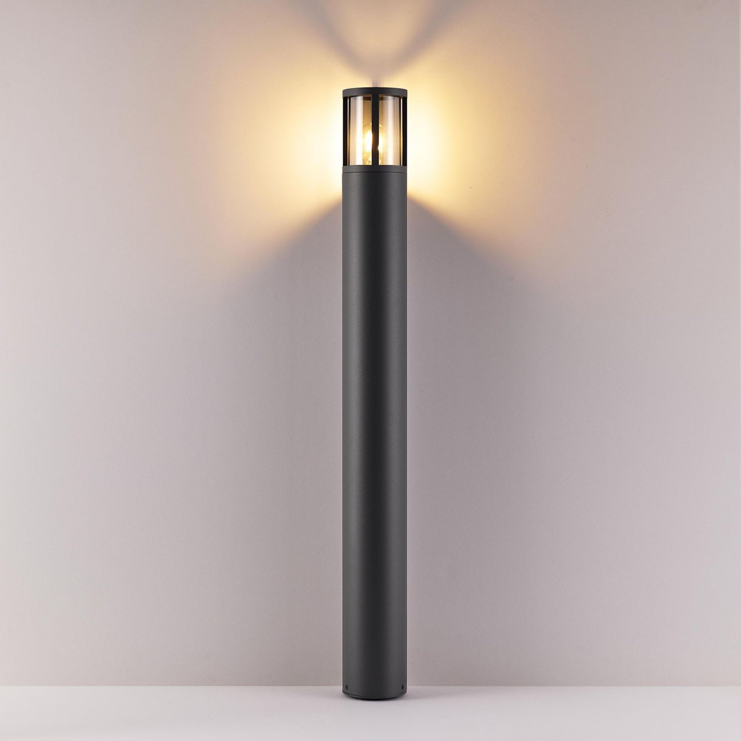Deko-Light Facado 2 Round getönt 1000mm, 1x max 20 W, E27, Dunkelgrau
