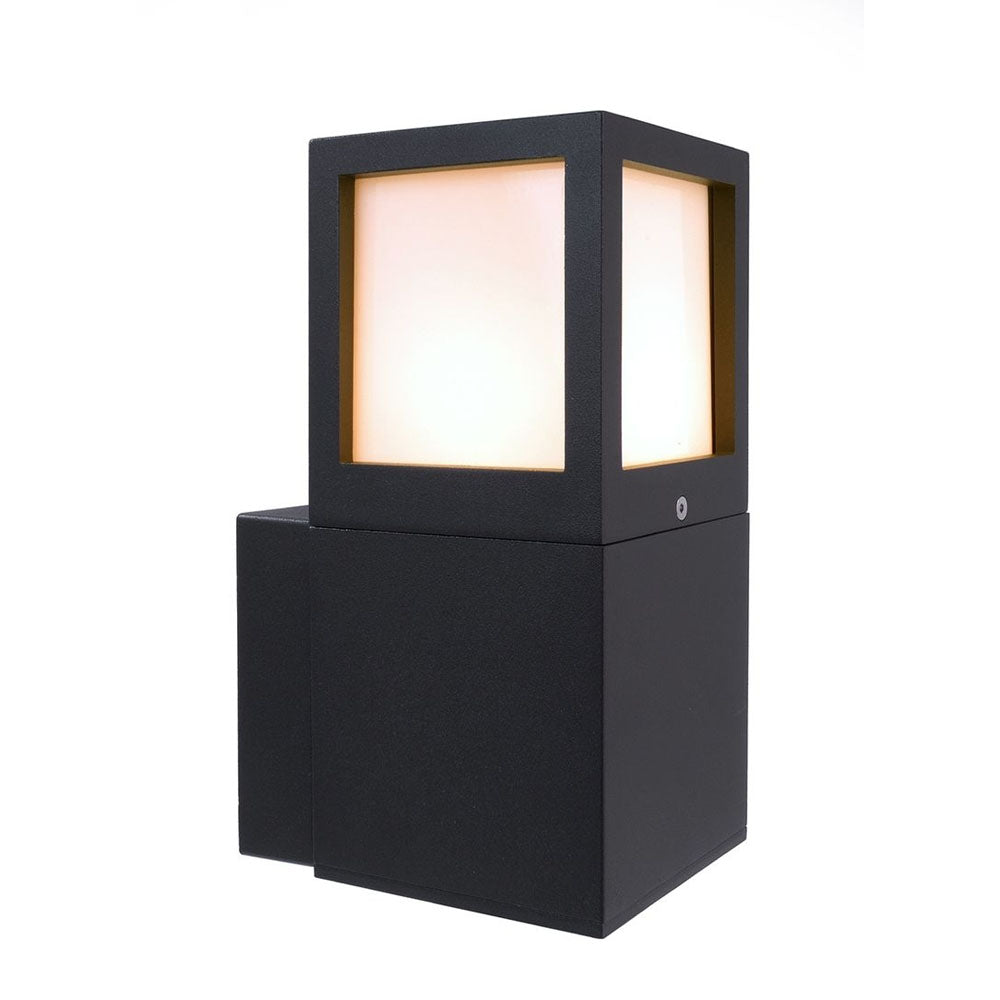 Wandleuchte Facado A Anthrazit LED Aluminium 25cm E27 Wandlampe Außenleuchte