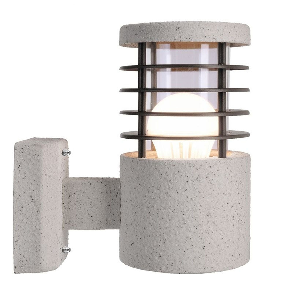 Deko-Light Wandleuchte Merak Edelstahl Granitoptik