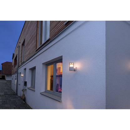 Deko-Light Wandleuchte Merak Edelstahl Granitoptik