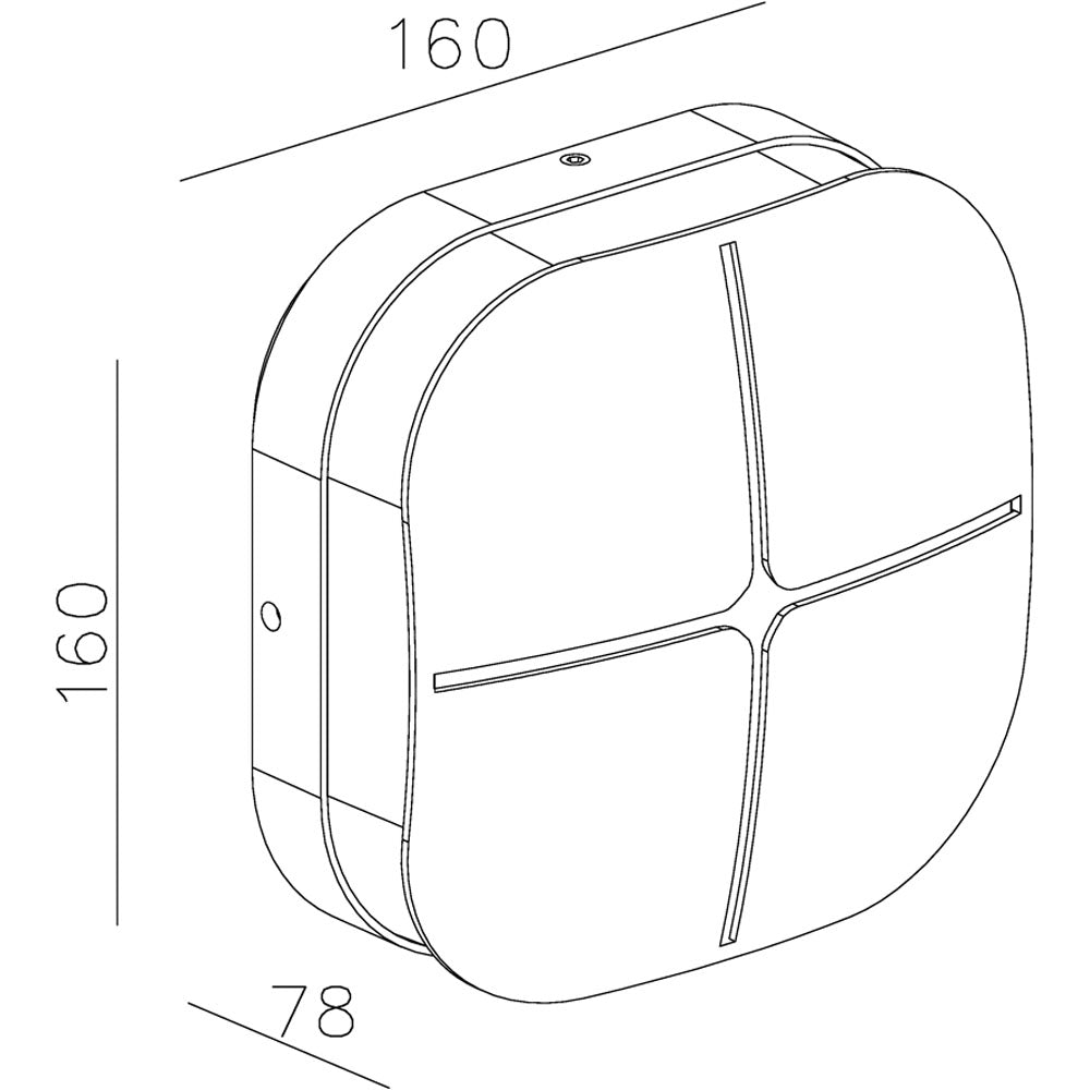Deko-Light Corvi II 10,4W dunkelgrau