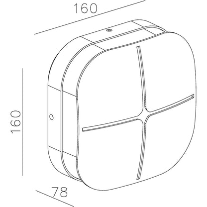 Deko-Light Corvi II 10,4W dunkelgrau