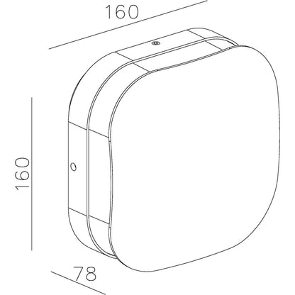 Deko-Light Corvi III 10,4W dunkelgrau