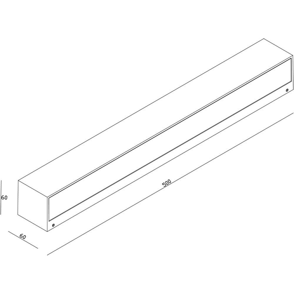 Deko-Light Linear I Single 18,6W dunkelgrau