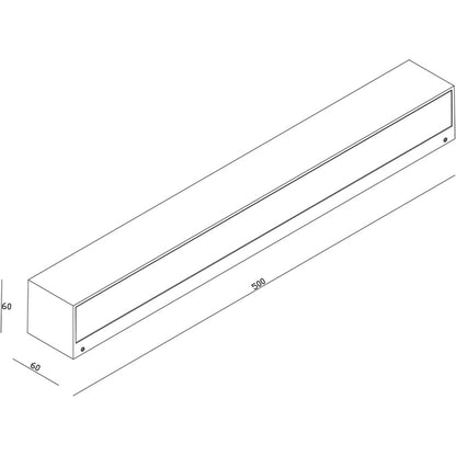 Deko-Light Linear I Single 18,6W dunkelgrau