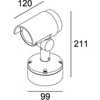 Deko-Light Keid 10,3W dunkelgrau
