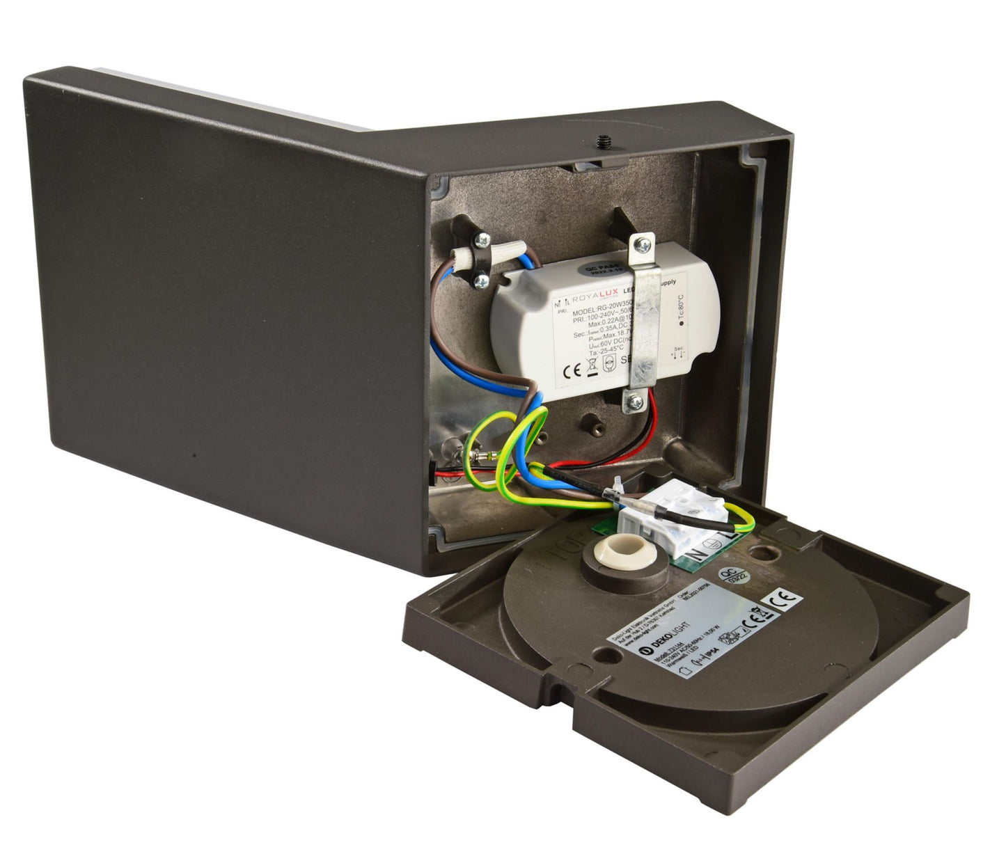 Deko-Light Tucanae, 18 W, 3000 K, Dunkelgrau