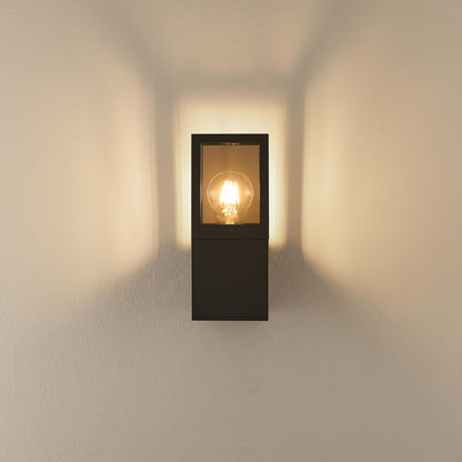 Deko-Light Facado 2 Square getönt, 1x max 20 W, Dunkelgrau