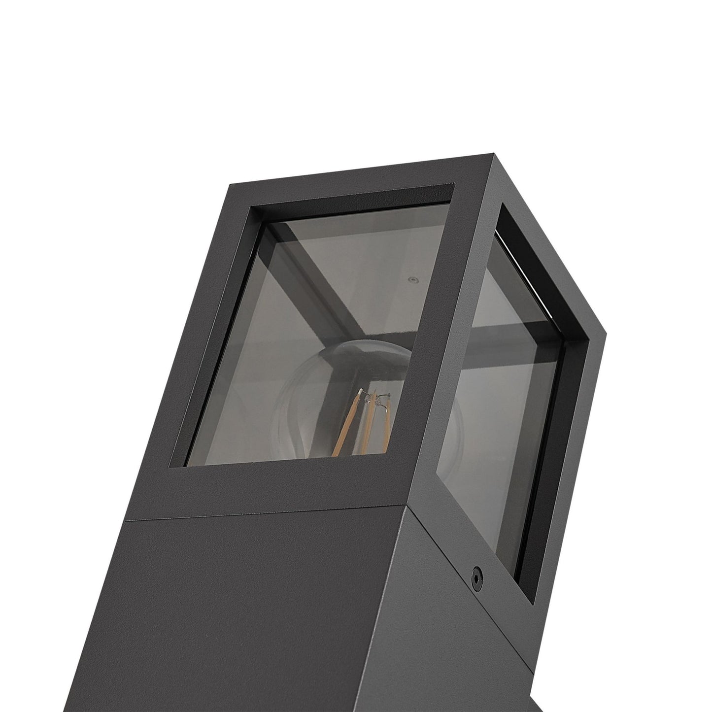 Deko-Light Facado 2 Square getönt, 1x max 20 W, Dunkelgrau