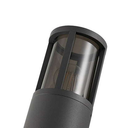 Deko-Light Facado 2 Round getönt, 1x max 20 W, Dunkelgrau